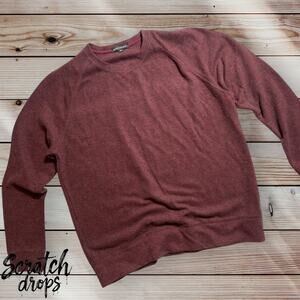 Banana Republic Crewneck Sweater XL Maroon Knit Pullover Men’s Classic Fit M05